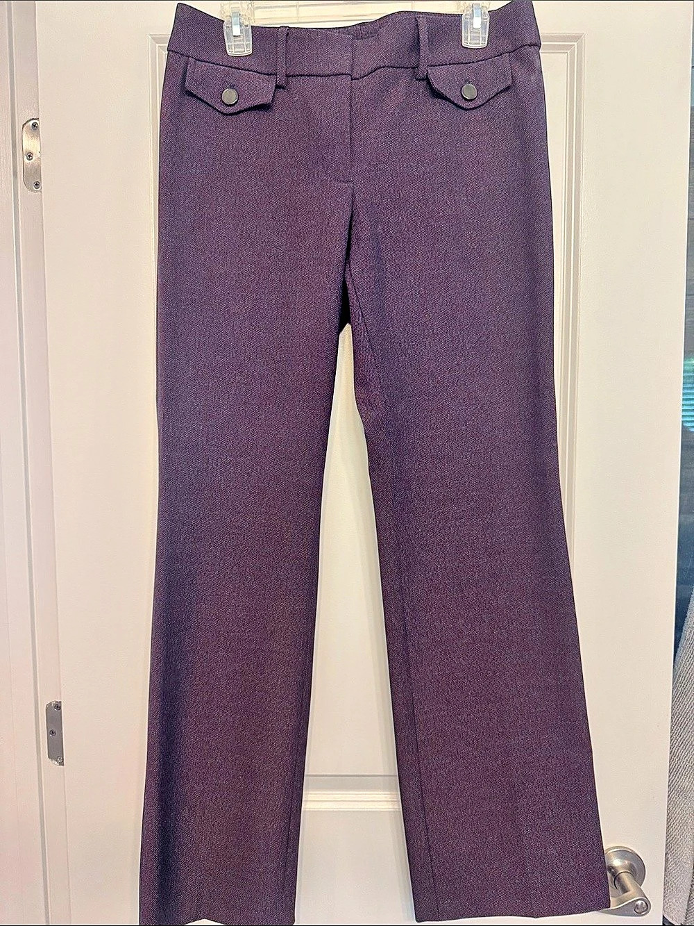 Marisa Trousers Bootcut Pants in Purple Size 6 Like New